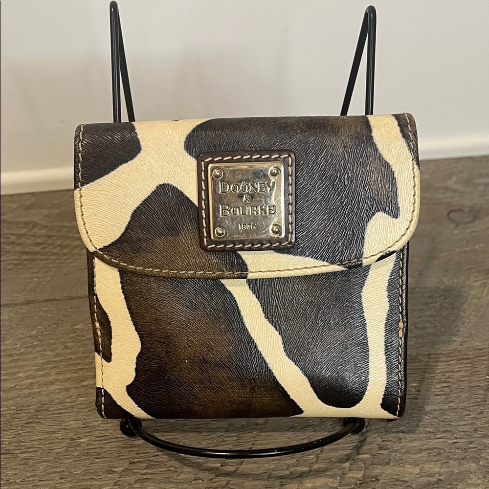 Dooney & Bourke Leather Giraffe Print Wallet